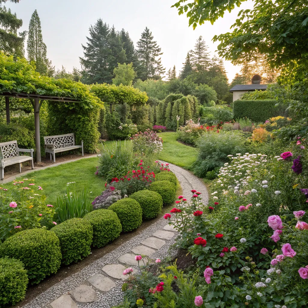 Gorgeous backyard garden